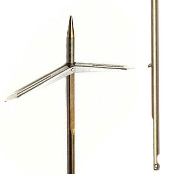 Picasso Gold Inox Stainless Steel Double Barb With Shark Fin 6.5 Mm 170 cm