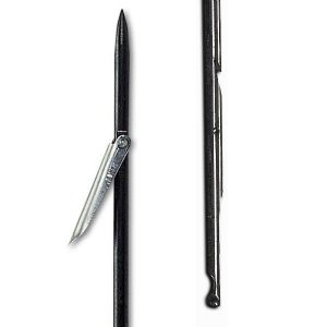 Imersion Tahitian Spear 6.5 Mm Zinc Coated Milled Heel 200 cm Blue