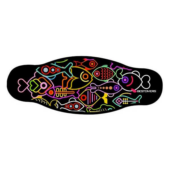 Best Divers Neoprene Mask Strap With Velcro One Size Aquarium