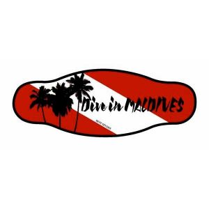 Best Divers Neoprene Mask Strap Double Velcro One Size Maldive