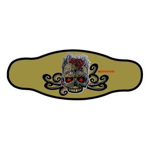 Best Divers Neoprene Mask Strap Double Velcro One Size Skull