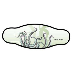 Best Divers Neoprene Mask Strap With Velcro One Size Tentacles