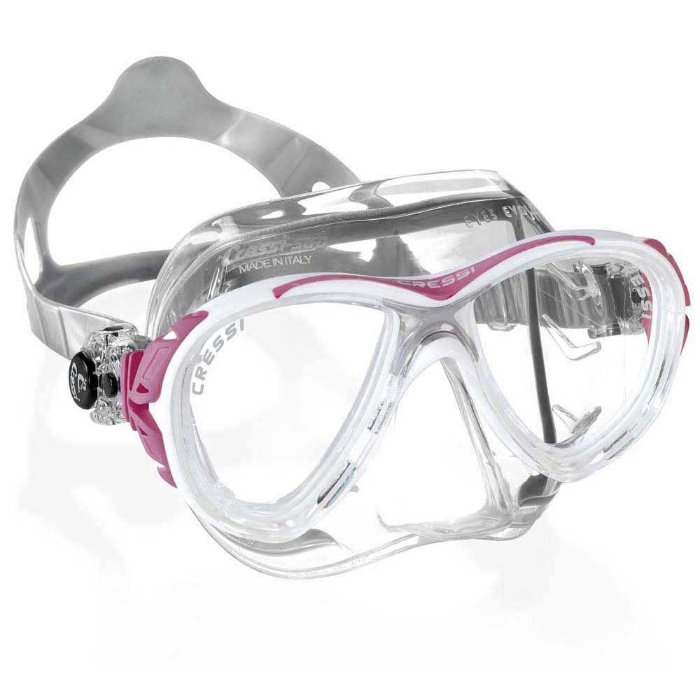Cressi Eyes Evo Crystal One Size White / Pink
