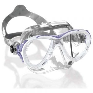 Cressi Eyes Evo Crystal One Size White / Lilac