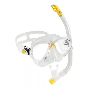 Cressi Kit Marea Vip Junior One Size Clear / Yellow (Marea + Top)