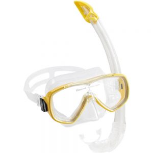 Cressi Kit Onda One Size Clear / Yellow (Onda + Mexico)