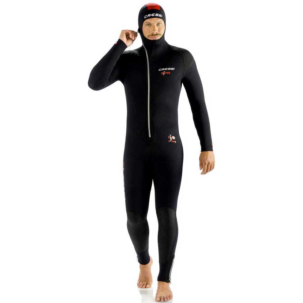 Cressi Diver 7 Mm Mono M Black / Red