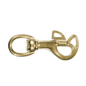 Best Divers Easy Lock Brass Carabiner One Size Gold