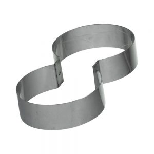 Tecnomar Inox Ring For Twin Tanks 10l One Size with screws and nuts