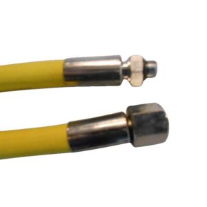 Tecnomar Octopus Spiral Hose 90 cm Yellow