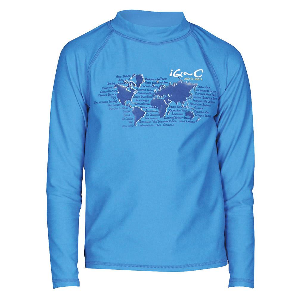 Iq-company Uv 300 Shirt Youngster Junior 11 Years Blue